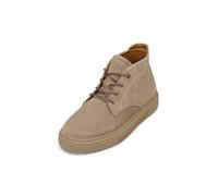 Stiefelette MARC O'POLO "aus softem Velours-Rindleder", Herren, Gr. 45, light taupe, Obermaterial: 100% Leder (Rind), unifarben, Schuhe Stiefelette (64016141-45) light taupe