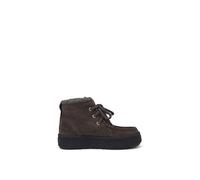Stiefelette MARC O'POLO "aus weichem Veloursleder", Damen, Gr. 39, braun (schwarz graphite), Obermaterial: 100% Leder, unifarben, Schuhe Stiefelette (27895342-39) schwarz graphite