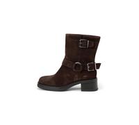Stiefelette MARC O'POLO "aus weichem Veloursleder", Damen, Gr. 40, braun (burnt coffee), Obermaterial: 100% Leder, unifarben, Schuhe Stiefelette (48411552-40) burnt coffee