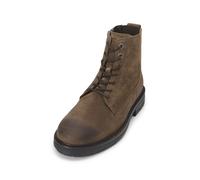 Stiefelette MARC O'POLO "aus weichem Veloursleder", Damen, Gr. 43, braun (schwarz taupe), Obermaterial: 100% Leder, unifarben, Schuhe Stiefelette (93158126-43) schwarz taupe