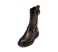 Stiefelette MARC O'POLO "mit dekorativen Details", Damen, Gr. 36, braun (schwarz coffee), Obermaterial: 100% Leder, unifarben, Schuhe Stiefelette (85849041-36) schwarz coffee