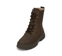 Stiefelette MARC O'POLO "mit Gore-Tex ePE Membran", Damen, Gr. 36, braun (schwarz braun), Obermaterial: 100% Leder (Rind), unifarben, Schuhe Stiefelette (29199224-36) schwarz braun