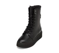Stiefelette MARC O'POLO "mit Innenzipper", Damen, Gr. 36, schwarz (m990), Obermaterial: 100% Leder (Rind), unifarben, Schuhe Stiefelette (93743063-36) m990