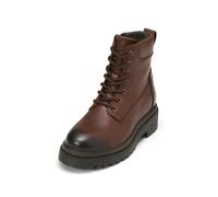 Stiefelette MARC O'POLO "mit Innenzipper", Damen, Gr. 37, braun (schwarz braun), Obermaterial: 100% Leder (Rind), unifarben, Schuhe (51382325-37) schwarz braun