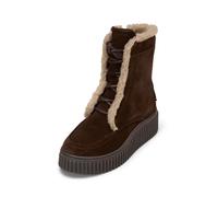 Stiefelette MARC O'POLO "mit Innenzipper", Damen, Gr. 40, schwarz earth, Obermaterial: 100% Leder (Rind), unifarben, Schuhe Stiefelette (89093761-40) schwarz earth