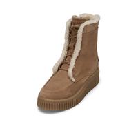 Stiefelette MARC O'POLO "mit Innenzipper", Damen, Gr. 42, light pure sand, Obermaterial: 100% Leder (Rind), unifarben, Schuhe Stiefelette (75879323-42) light pure sand