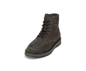 Stiefelette MARC O'POLO "mit Innenzipper", Damen, Gr. 42, schwarz graphite, Obermaterial: 100% Leder (Rind), unifarben, Schuhe Stiefelette (18183435-42) schwarz graphite