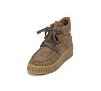 Stiefelette MARC O'POLO "mit markanter Rillen-Plateausohle", Damen, Gr. 40, m718, Obermaterial: 100% Leder (Rind), unifarben, Schuhe Stiefelette (17052226-40) m718