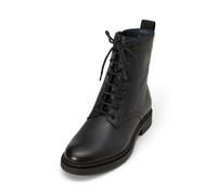 Stiefelette MARC O'POLO "mit praktischem Innenzipper", Damen, Gr. 39, true navy, Obermaterial: 100% Leder, Schuhe Stiefelette (59141941-39) true navy