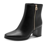 Stiefelette MARCO TOZZI BY GMK, Damen, Gr. 40, schwarz, Lederimitat, unifarben, Schuhe, Blockabsatz, Businessstiefelette mit Feel Me-Ausstattung (45794224-40) schwarz