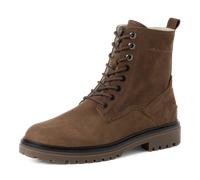Stiefelette MARCO TOZZI BY GMK, Damen, Gr. 43, braun (taupe), Veloursleder, aufgeraut, Basic, Schuhe Stiefelette, Businessboots, Schnürboots mit praktischem Innenreißverschluss (56408761-43) taupe