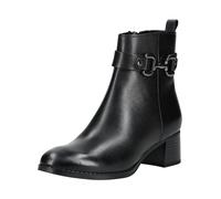 Stiefelette MARCO TOZZI "Marco Tozzi Stiefelette Leder", Damen, Gr. 40, schwarz, Leder, casual, Schuhe (95027509-40) schwarz
