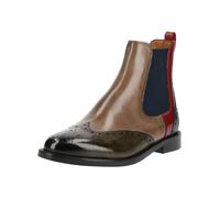 Stiefelette MELVIN & HAMILTON "Melvin & Hamilton Stiefelette Leder/Textil", Damen, Gr. 41, braun (braun, blau), Leder, Textil, Schuhe Stiefelette (68342819-41) braun, blau