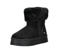 Stiefelette MUSTANG SHOES "Mustang Shoes Stiefelette Lederimitat/Textil", Damen, Gr. 39, schwarz, Lederimitat, Textil, Schuhe Stiefelette (52670065-39) schwarz