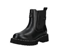 Stiefelette MUSTANG SHOES "Mustang Shoes Stiefelette Lederimitat/Textil", Damen, Gr. 40, schwarz, Lederimitat, Textil, Schuhe Stiefelette (22284026-40) schwarz