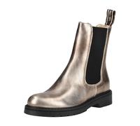 Stiefelette NERO GIARDINI "Nero Giardini Stiefelette Leder/Textil", Damen, Gr. 39, gold, Leder, Textil, casual, Schuhe (78293538-39) gold