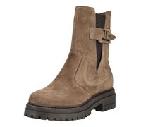 Stiefelette NERO GIARDINI "Nero Giardini Stiefelette Veloursleder/Textil", Damen, Gr. 39, braun, Textil, Veloursleder, Schuhe Stiefelette (40241363-39) braun