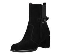 Stiefelette NERO GIARDINI "Nero Giardini Stiefelette Veloursleder/Textil", Damen, Gr. 39, schwarz, Textil, Veloursleder, Schuhe Stiefelette (42137918-39) schwarz
