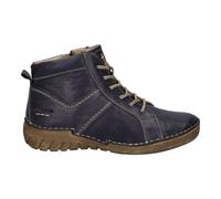Josef Seibel Damen Schnürstiefeletten Felicia 01,Weite G (Normal),Wechselfußbett,uebergangsstiefel,schnürboots,Blau (Ocean-Kombi),42 EU