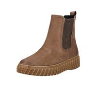 Stiefelette PAUL GREEN "Paul Green Stiefelette Nubukleder/Textil", Damen, Gr. 40,5, tabak, Nubukleder, Textil, Schuhe Stiefelette (38771021-40,5) tabak