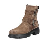 Stiefelette PAUL GREEN "Paul Green Stiefelette Veloursleder", Damen, Gr. 38,5, erde, Veloursleder, Schuhe Stiefelette (99243438-38,5) erde