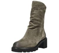 Stiefelette PAUL GREEN "Paul Green Stiefelette Veloursleder", Damen, Gr. 39, olive, Veloursleder, Schuhe Stiefelette (98223017-39) olive