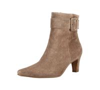 Stiefelette PAUL GREEN "Paul Green Stiefelette Veloursleder", Damen, Gr. 40,5, beige, Veloursleder, Schuhe Stiefelette (83062017-40,5) beige