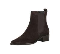 Stiefelette PAUL GREEN "Paul Green Stiefelette Veloursleder", Damen, Gr. 41, braun (mocca), Veloursleder, Schuhe Stiefelette (31065216-41) mocca
