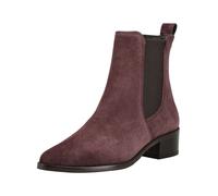 Stiefelette PAUL GREEN "Paul Green Stiefelette Veloursleder/Textil", Damen, Gr. 38, Leder, lila (rot), Textil, Veloursleder, Schuhe Stiefelette (84650318-38) rot