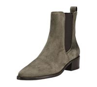 Stiefelette PAUL GREEN "Paul Green Stiefelette Veloursleder/Textil", Damen, Gr. 42, grün (olive), Textil, Veloursleder, Schuhe Stiefelette (58705830-42) olive