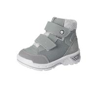 Stiefelette PEPINO "Pepino Stiefelette Leder/Textil", Mädchen, Gr. 25, grau (grün, grau), Leder, Textil, Schuhe Stiefelette (65307140-25) grün, grau