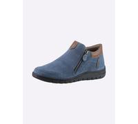 Stiefelette REFLEXAN, Damen, Gr. 40, blau (jeansblau), Veloursleder, Schuhe Stiefelette (38479329-40) jeansblau