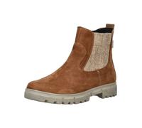 Stiefelette RICOSTA "Ricosta Stiefelette Leder/Textil", Damen, Gr. 36, braun (curry), Leder, Textil, Schuhe Stiefelette (24935351-36) curry