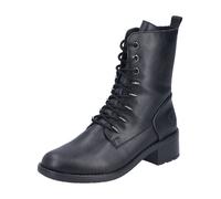 Stiefelette RIEKER "Rieker Stiefelette Lederimitat", Damen, Gr. 39, schwarz, Lederimitat, Schuhe (77559942-39) schwarz