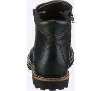 Stiefelette HEINE, Damen, Gr. 38, schwarz, Glattleder, Leder, Rindsleder, Schuhe Stiefelette (91250307-38) schwarz
