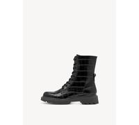 Tamaris Damen Boots Synthetik | 1-25908-41 - Schnürung & Reißverschluss, TOUCH-IT Fußbett, flache Sohle