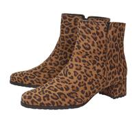 Stiefelette SIOUX "Fendrina-705", Damen, Gr. 38UK5, braun, Obermaterial: 100% Ziegenveloursleder GOVL. 100% Gummi rubber., Schuhe Stiefelette (27928969-38) braun