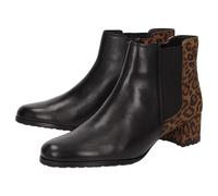 Stiefelette SIOUX "Fendrina-710", Damen, Gr. 38UK5, braun, Obermaterial: 50% Kalbsleder CAL. 50% Ziegenveloursleder GOVL. 100% Gummi rubber., Schuhe Stiefelette (25180954-38) braun