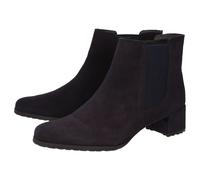 Stiefelette SIOUX "Fendrina-710", Damen, Gr. 39.5 (UK 6), blau (dunkelblau), Obermaterial: 100% Lammveloursleder LAVL. 100% Gummi rubber., Schuhe Stiefelette (88177864-39,5) dunkelblau