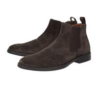 Stiefelette SIOUX "Foriolo-709-H", Damen, Gr. 41 (UK 7), braun (dunkelbraun), Obermaterial: 100% Kalbsveloursleder CAVL. 100% Gummi rubber., Schuhe Stiefelette (95356246-41) dunkelbraun