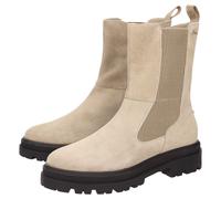 Stiefelette SIOUX "Kuimba-707", Damen, Gr. 36 (UK 3 1/2), beige, Obermaterial: 100% Kalbsveloursleder CAVL. 100% Gummi rubber., Schuhe Stiefelette (50023161-36) beige