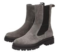 Stiefelette SIOUX "Kuimba-707", Damen, Gr. 36 (UK 3 1/2), grau, Obermaterial: 100% Kalbsveloursleder CAVL. 100% Gummi rubber., Schuhe Stiefelette (57033961-36) grau