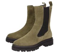 Stiefelette SIOUX "Kuimba-707", Damen, Gr. 39 (UK 5 1/2), grün, Obermaterial: 100% Kalbsveloursleder CAVL. 100% Gummi rubber., Schuhe Stiefelette (13238765-39) grün