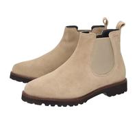 Stiefelette SIOUX "Meredith-701-H", Damen, Gr. 39.5 (UK 6), beige, Obermaterial: 100% Lammveloursleder LAVL. 100% Gummi rubber., Schuhe Stiefelette (18241867-39,5) beige
