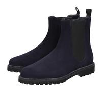 Stiefelette SIOUX "Meredith-745-H", Damen, Gr. 37.5 (UK 4 1/2), blau (dunkelblau), Obermaterial: 100% Lammveloursleder LAVL. 100% Gummi rubber., Schuhe Stiefelette (47965031-37,5) dunkelblau