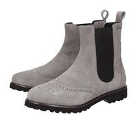 Stiefelette SIOUX "Meredith-751-H", Damen, Gr. 38 (UK 5), grau, Obermaterial: 100% Lammveloursleder LAVL. 100% Gummi rubber., Schuhe Stiefelette (74790628-38) grau
