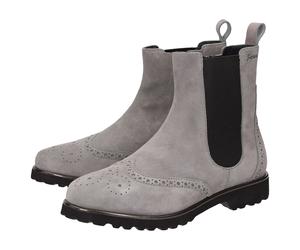 Stiefelette SIOUX "Meredith-751-H", Damen, Gr. 41 (UK 7), grau, Obermaterial: 100% Lammveloursleder LAVL. 100% Gummi rubber., Schuhe Stiefelette (74790628-41) grau