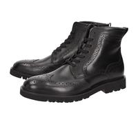 Stiefelette SIOUX "Rogtanos-702-WF", Damen, Gr. 44.5 (UK 10), schwarz, Obermaterial: 100% Kalbsleder CAL. 100% Gummi rubber., Schuhe Stiefelette (37673151-44,5) schwarz