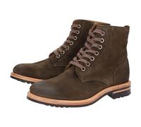 Stiefelette SIOUX "Tils bootie 003", Damen, Gr. 46,5 (UK 11 1/2), grün, Obermaterial: 100% Kalbsveloursleder CAVL. 100% Gummi rubber., Schuhe Stiefelette (97790663-46,5) grün