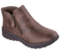 Stiefelette SKECHERS "LOVELY VIBE-FALL IN BLOOM", Damen, Gr. 37, dunkelbraun, Lederimitat, used, Schuhe Stiefelette, Winterboots mit Air-Cooled Memory Foam Komfort-Innensohle (16651968-37) dunkelbraun